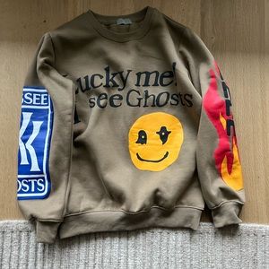 Kids see Ghost Sweatshirt…Read the details. It fits smaller than labeled.